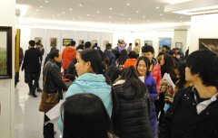 河南潢川县首届油画展启幕