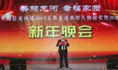 龙河镇举办“美丽龙河、幸福家园”新年文艺晚会