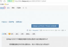 吉林省大安市有多少贪官在为民执政?