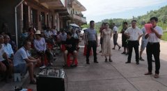 湖南衡南县泉湖镇文化志愿者下乡助推文明乡风建设