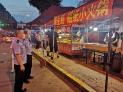 哈尔滨香坊公安分局甘愿做地摊经济的“护航员”
